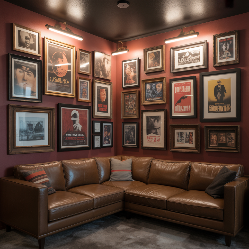 Decorating Walls for a Cozy Theater Feel