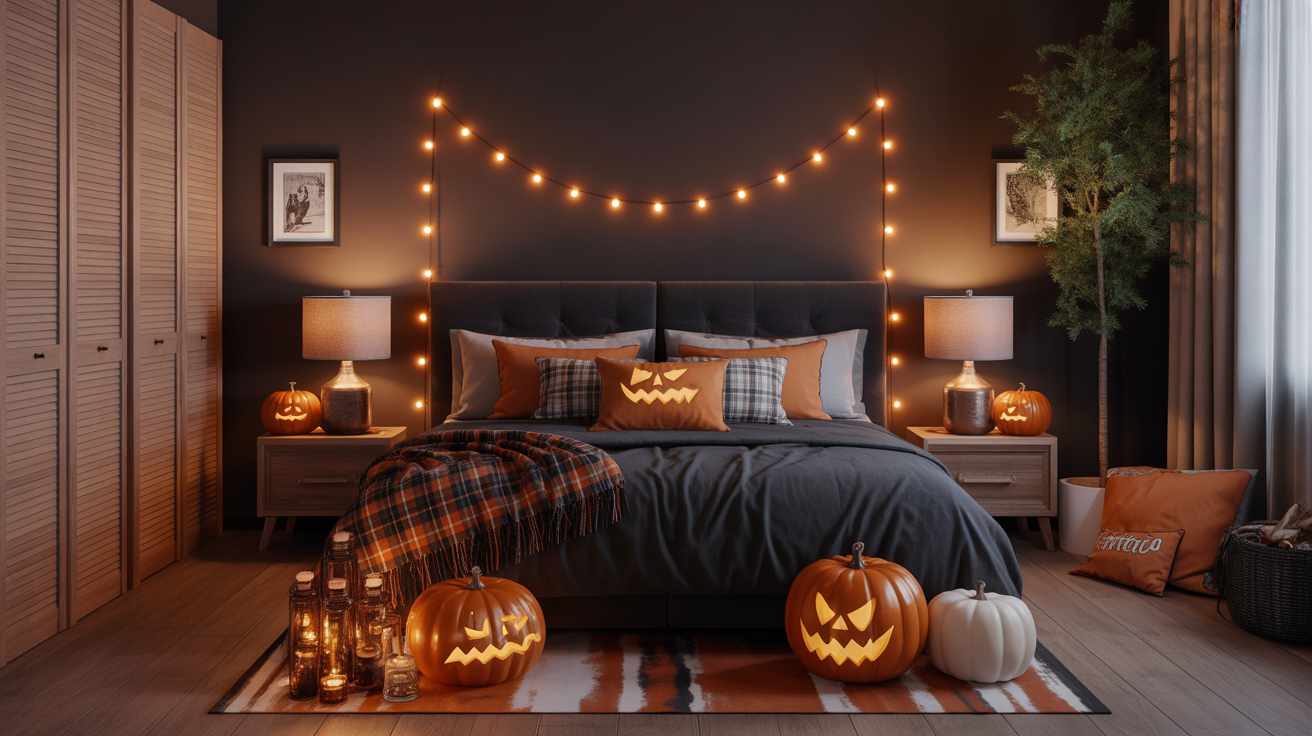 How to Create a Spooky Yet Cozy Halloween Bedroom
