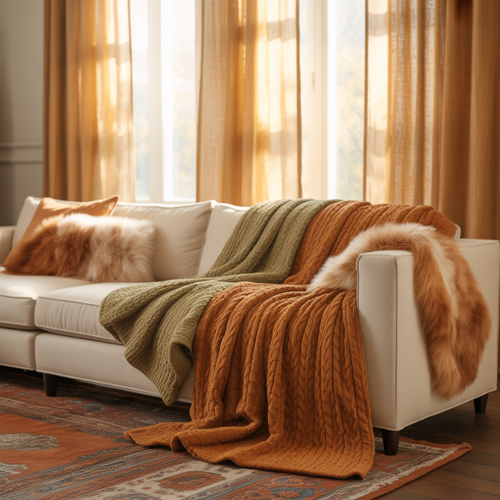 Layered Textures for a Cozy Feel