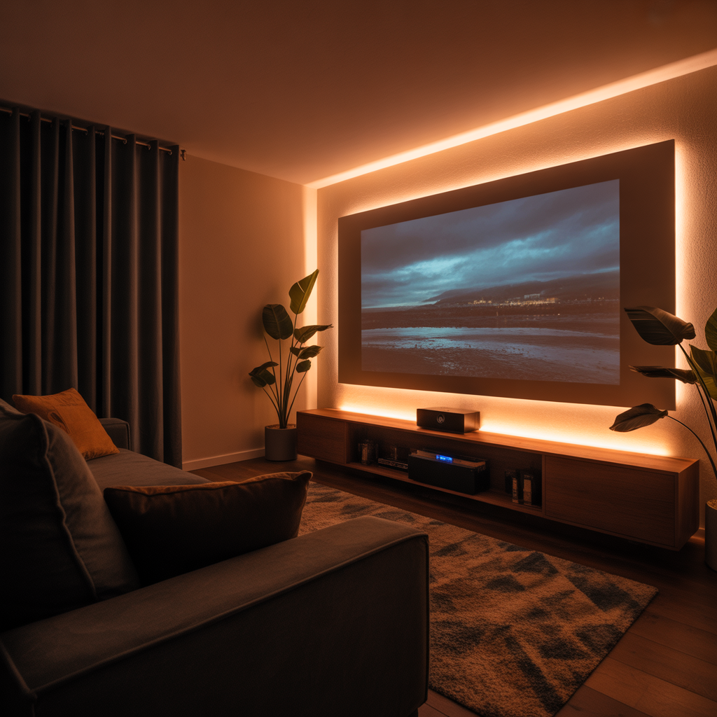Lighting to Enhance the Movie Mood