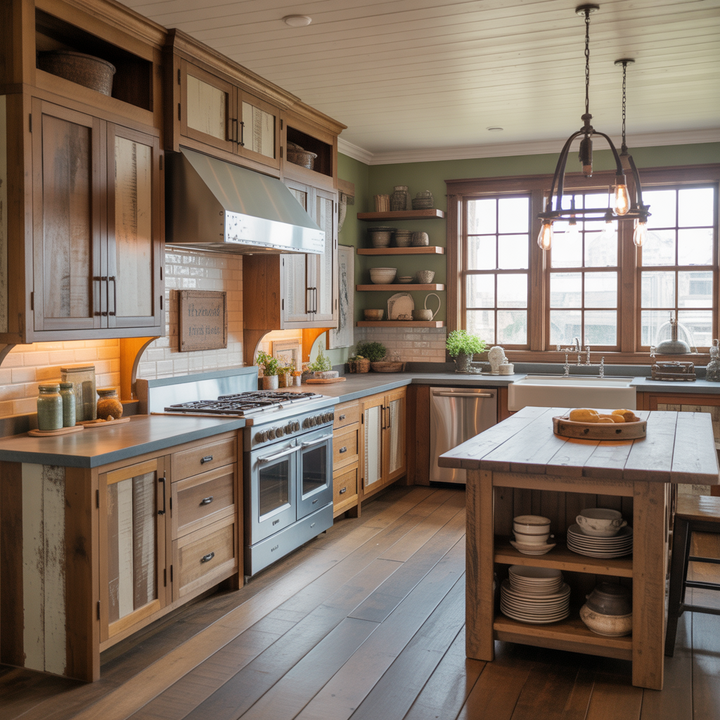 Mixing Modern Convenience with Rustic Charm