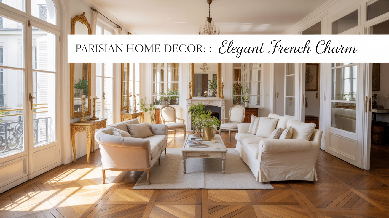 Parisian Home Decor: How to Bring Elegant Parisian Charm into Your Home