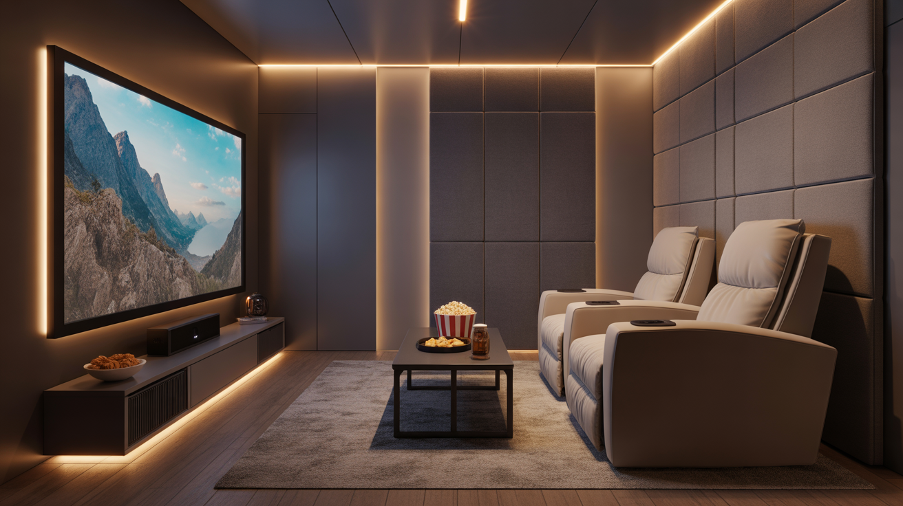 Small Home Theater Room Layouts for Maximum Comfort and Entertainment