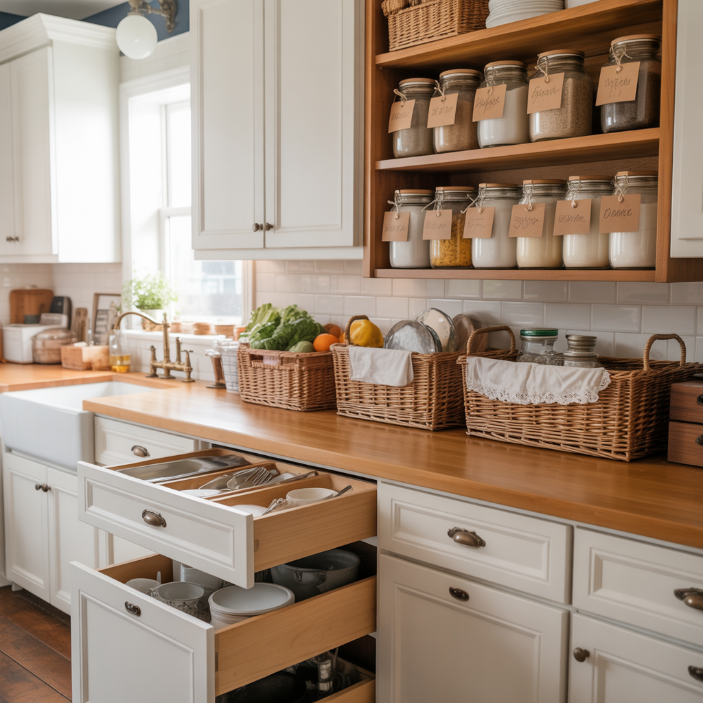 Smart Storage Solutions for a Clutter-Free Kitchen