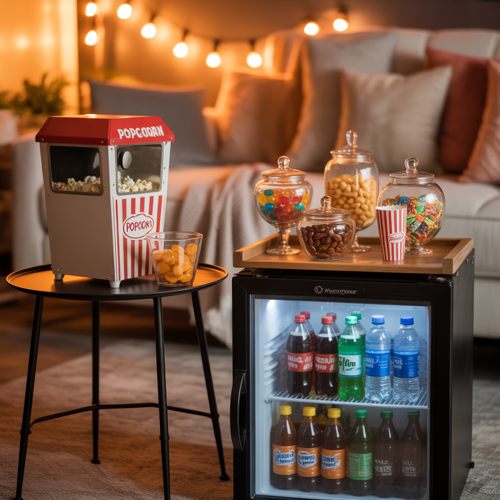 Snack Stations and Mini Fridges