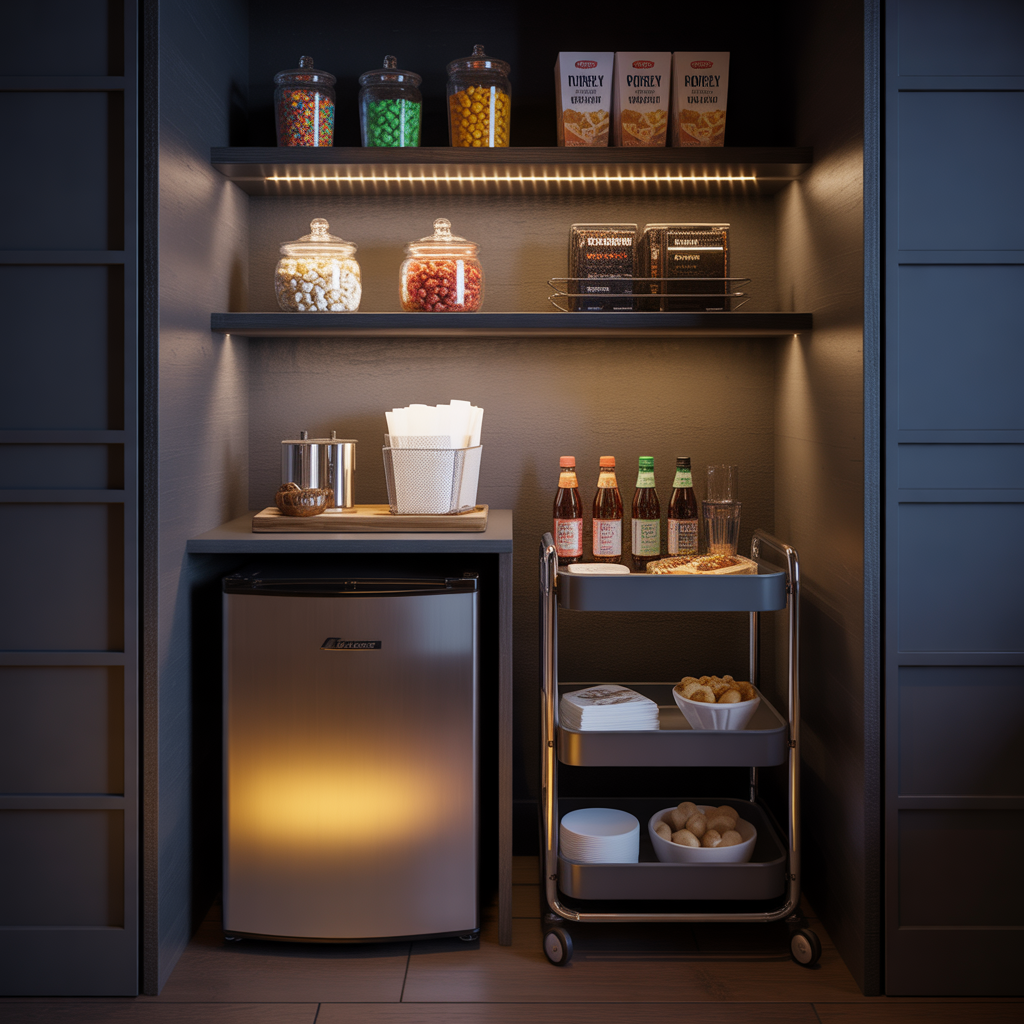 Snack and Beverage Stations That Fit Small Apartments
