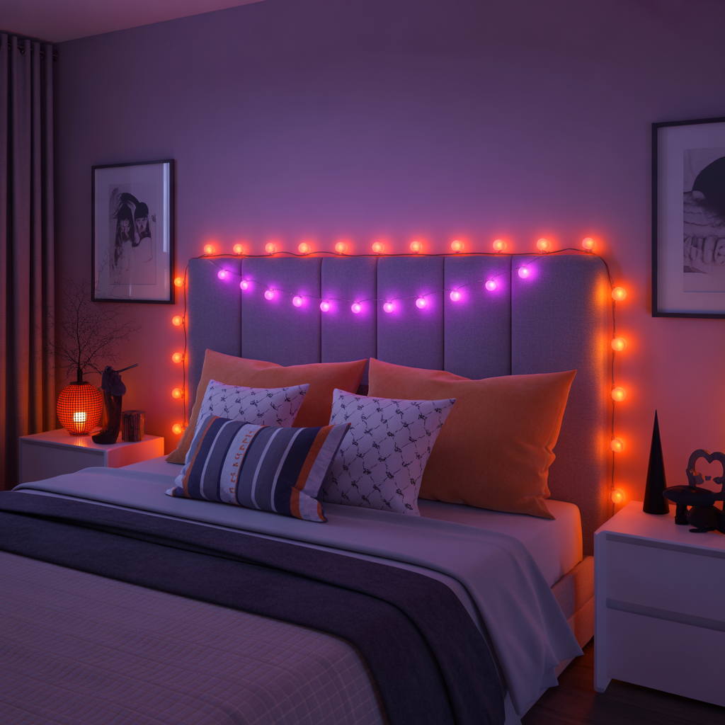 String Lights for Subtle Spooky Accents