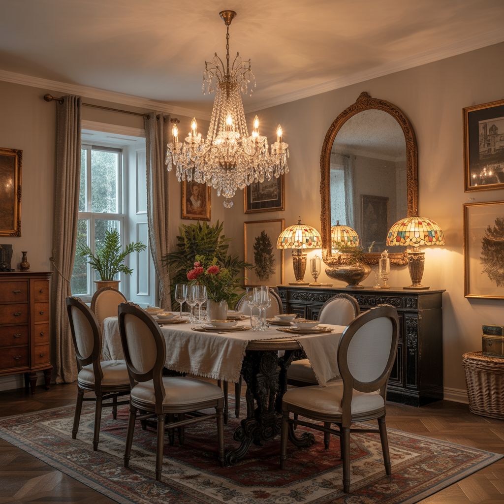 Vintage Lighting and Chandeliers That Transform a Room