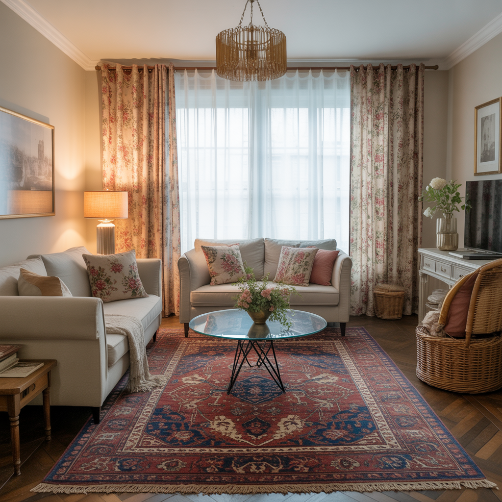 Vintage Textiles and Rugs for Warmth and Style