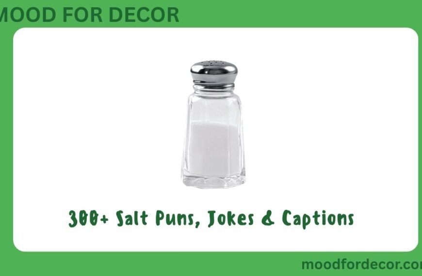 300+ Salt Puns, Jokes & Captions