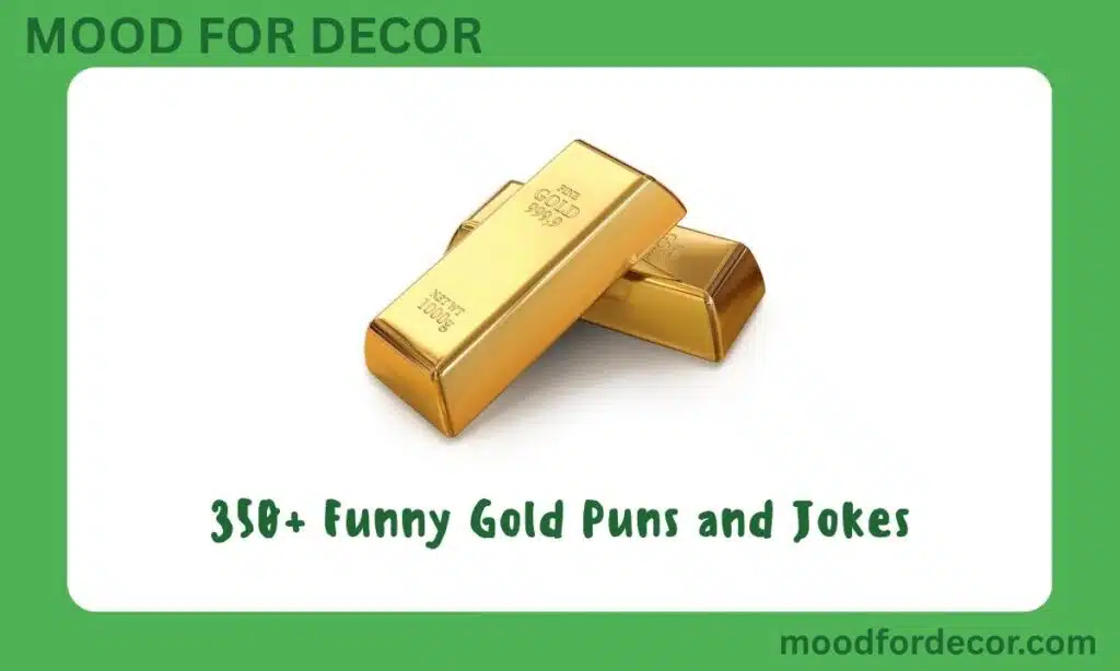 350+ Funny Gold Puns and Jokes