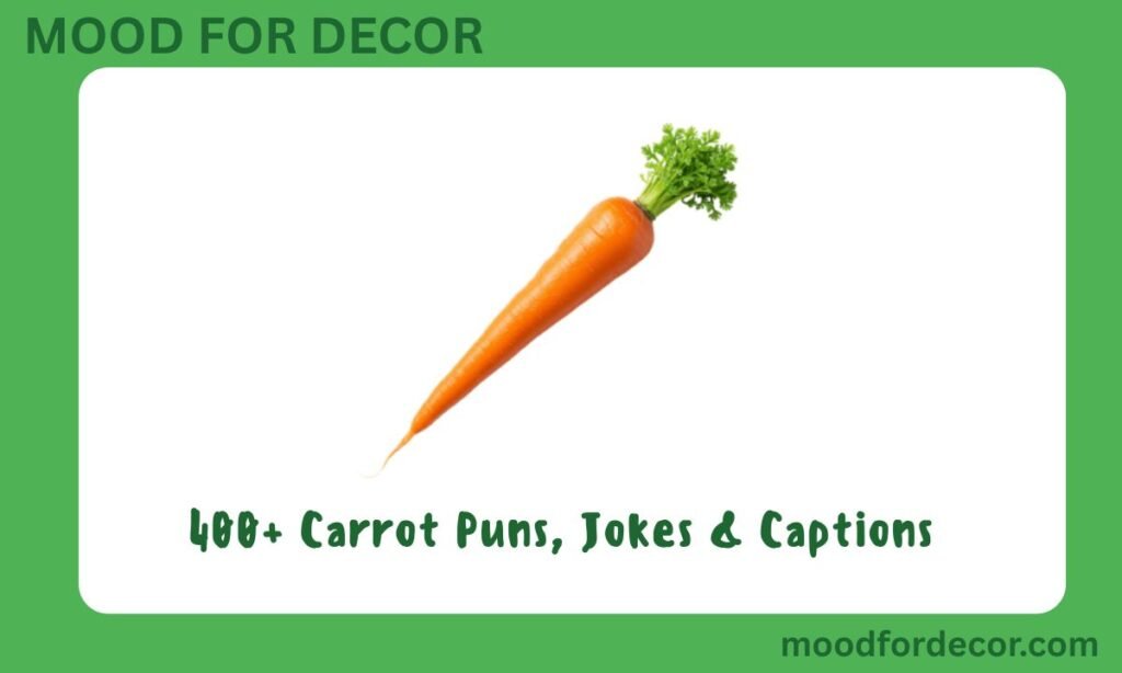 400+ Carrot Puns, Jokes & Captions