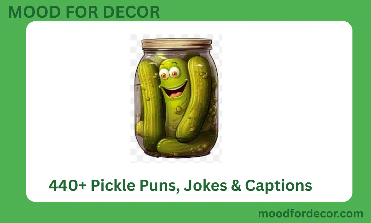 440+ Pickle Puns, Jokes & Captions