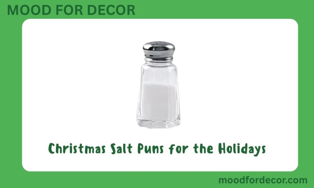 Christmas Salt Puns for the Holidays