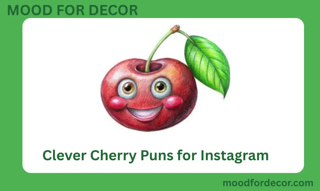 Clever Cherry Puns for Instagram
