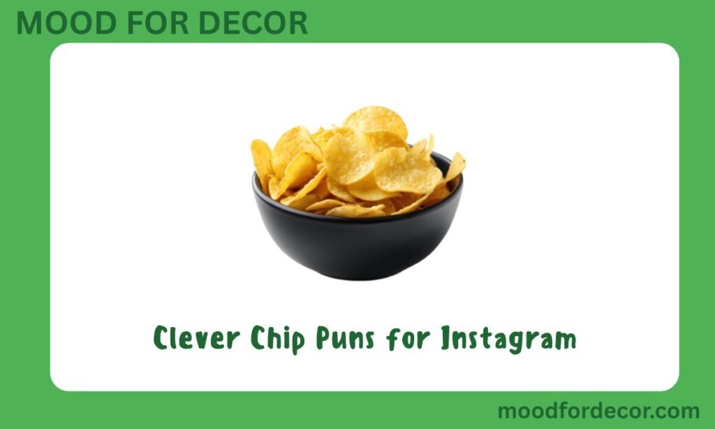 Clever Chip Puns for Instagram
