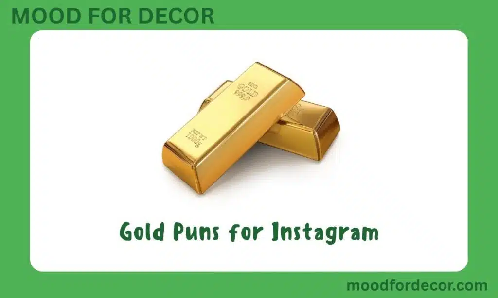 Gold Puns for Instagram