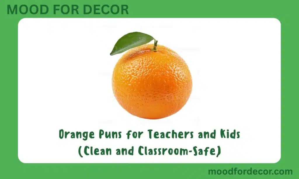 Orange Puns for Teachers and Kids (Clean and Classroom-Safe)