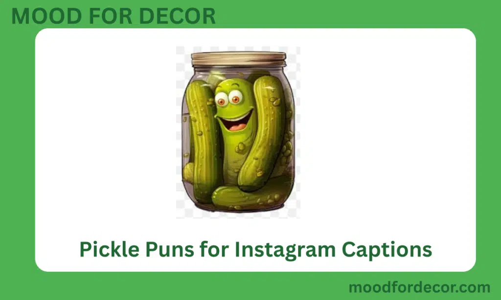 Pickle Puns for Instagram Captions