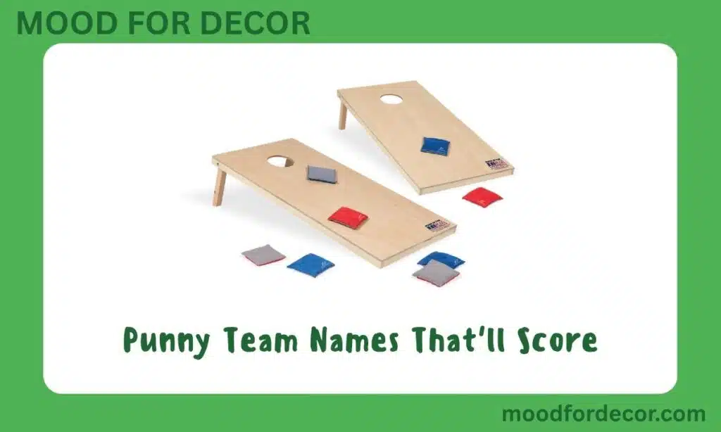 Punny Team Names That'll Score