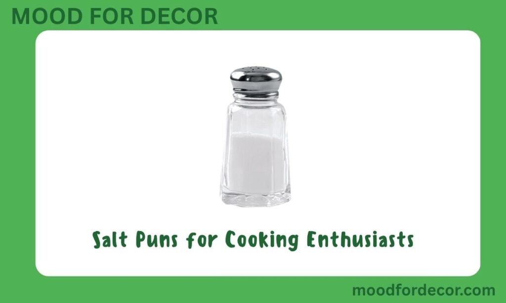 Salt Puns for Cooking Enthusiasts