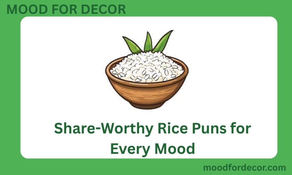 Share-Worthy Rice Puns for Every Mood
