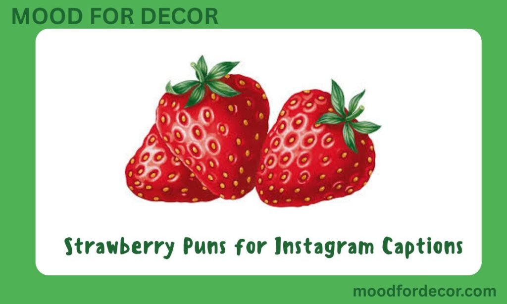 Strawberry Puns for Instagram Captions