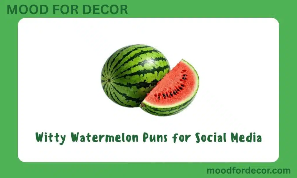 Witty Watermelon Puns for Social Media