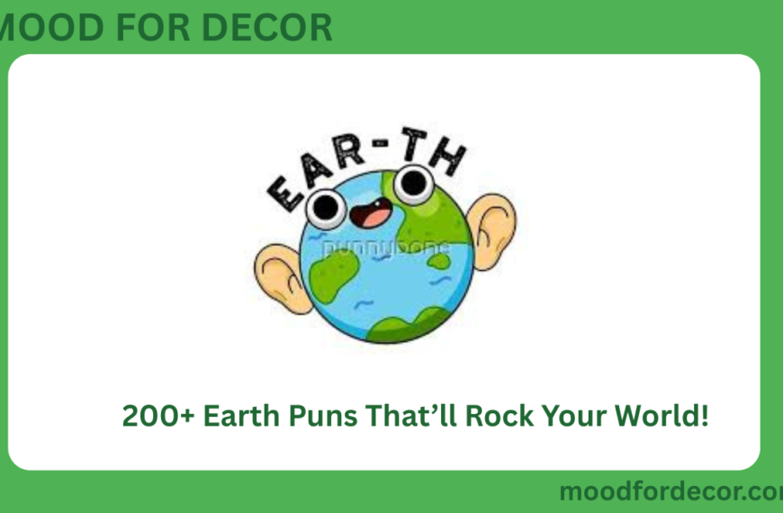200+ Earth Puns That’ll Rock Your World