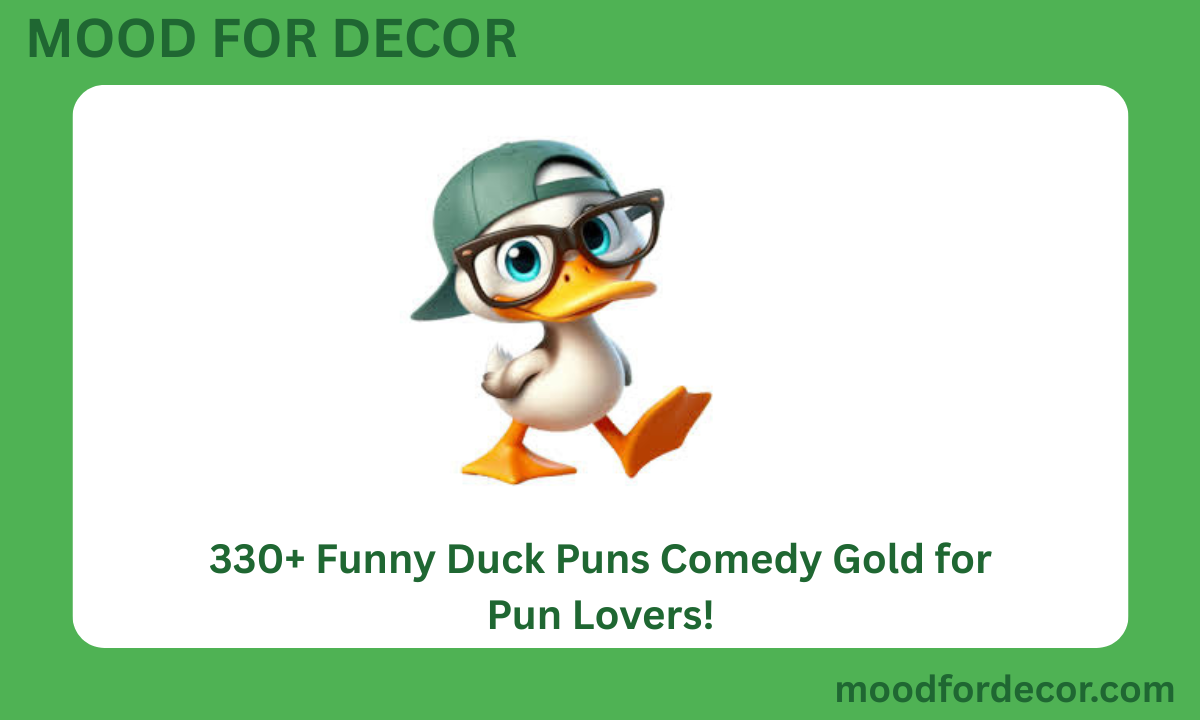 330+ Funny Duck Puns Comedy Gold for Pun Lovers