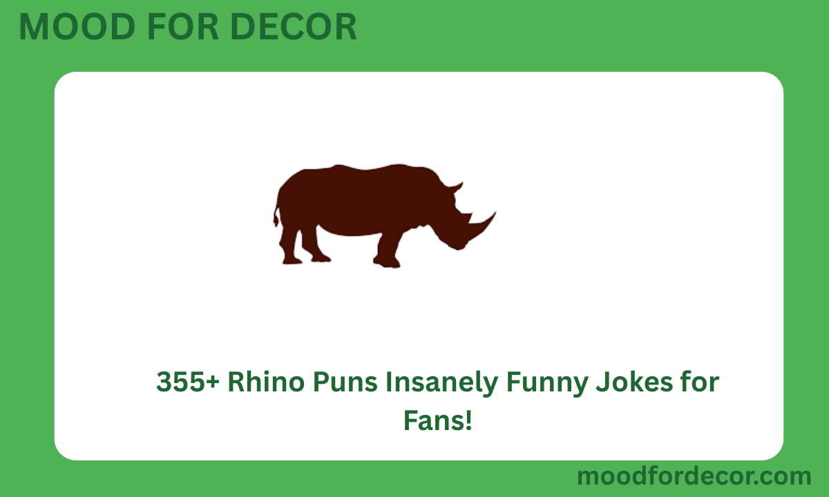 355+ Rhino Puns Insanely Funny Jokes for Fans