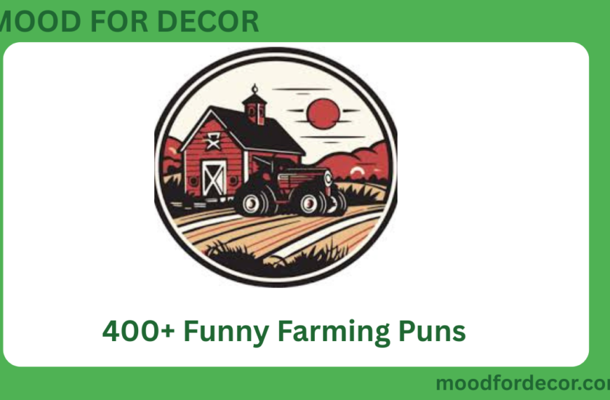 400+ Funny Farming Puns