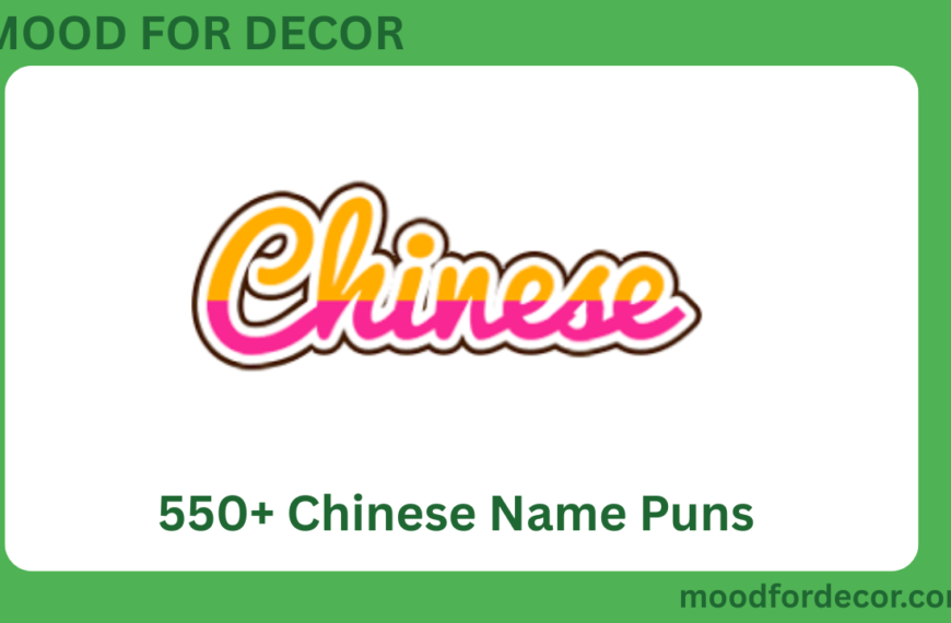 550+ Chinese Name Puns