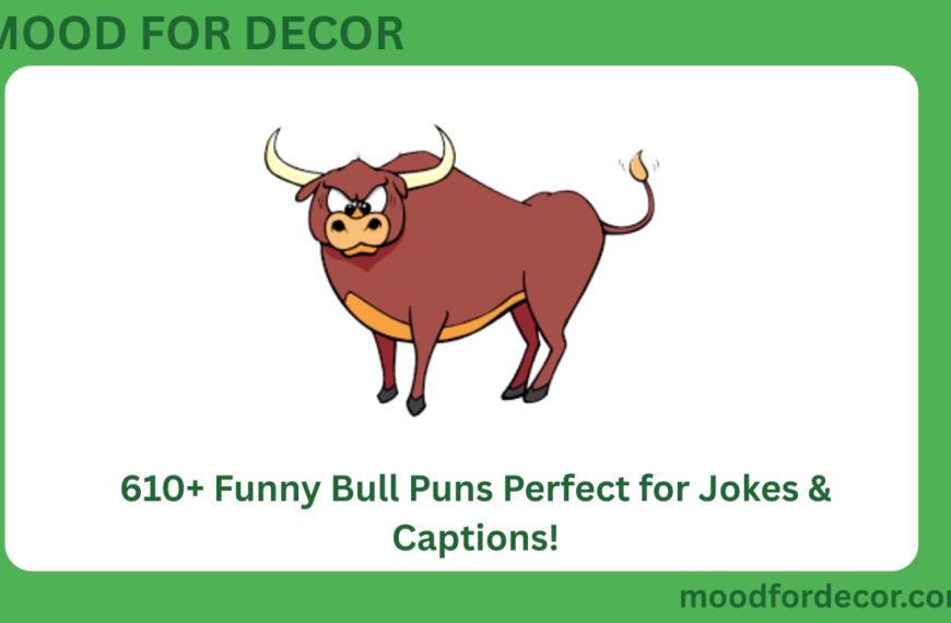 610+ Funny Bull Puns Perfect for Jokes & Captions