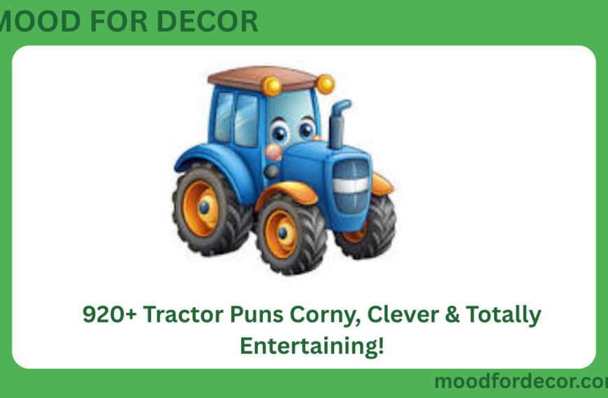920+ Tractor Puns Corny, Clever & Totally Entertaining