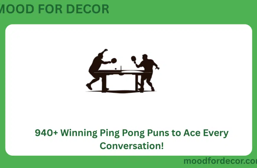 940+ Winning Ping Pong Puns to Ace Every Conversation