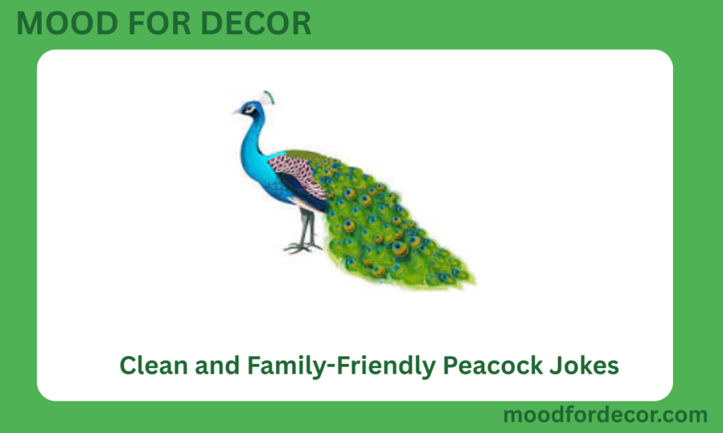 Clean and Family-Friendly Peacock Jokes
