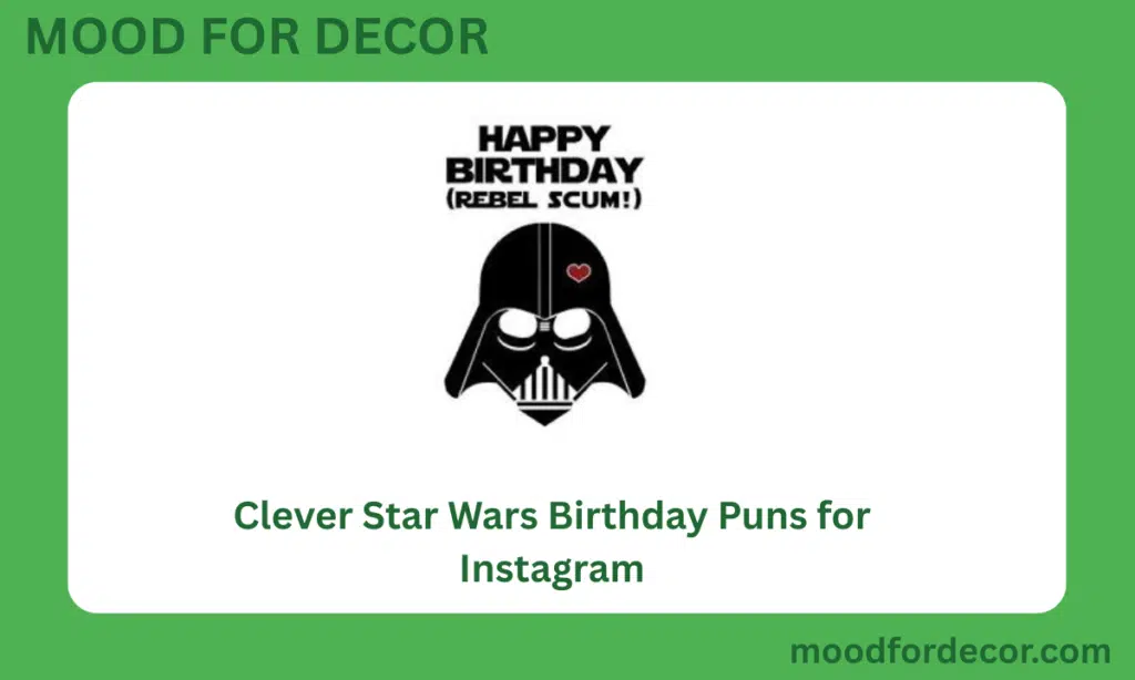 Clever Star Wars Birthday Puns for Instagram
