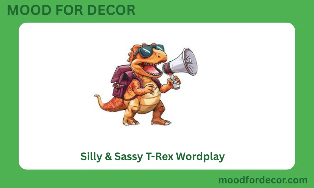 Silly & Sassy T-Rex Wordplay