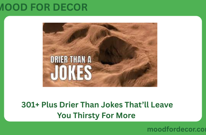 301+ Plus Drier Than Jokes That’ll Leave You Thirsty For More