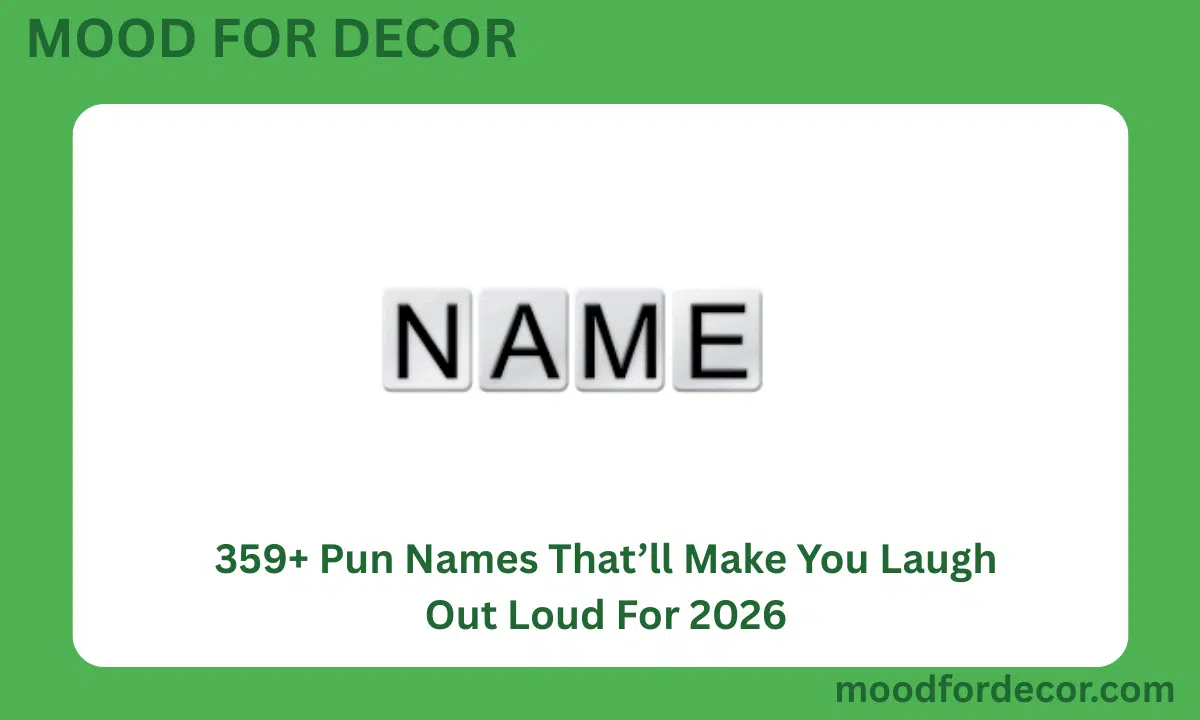 359+ Pun Names That’ll Make You Laugh Out Loud For 2026