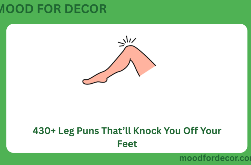 430+ Leg Puns That’ll Knock You Off Your Feet
