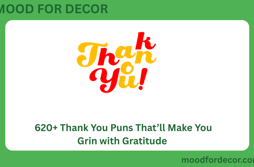620+ Thank You Puns That’ll Make You Grin with