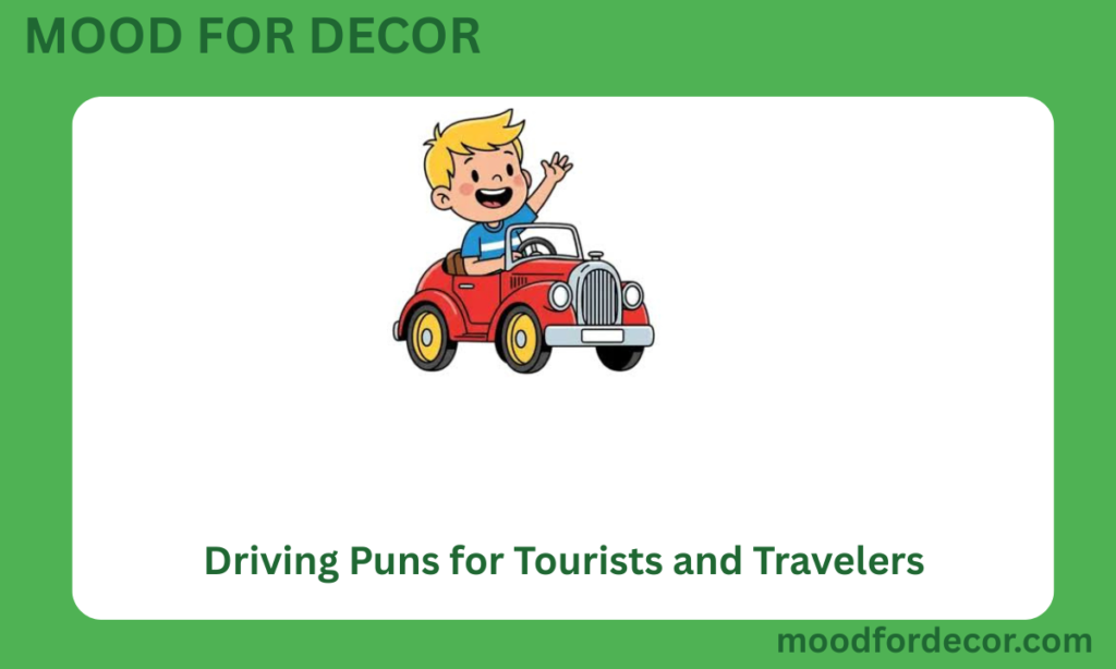 Driving Puns for Tourists and Travelers