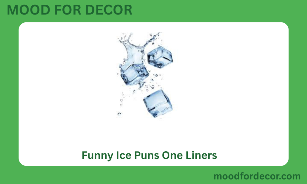 Funny Ice Puns One Liner