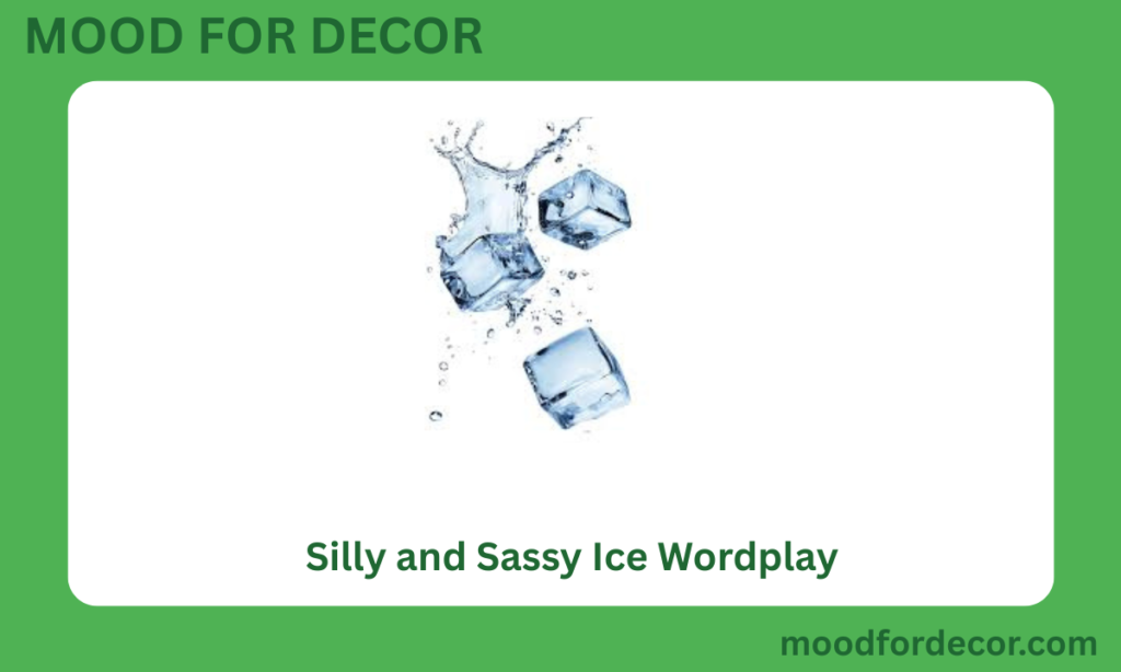 Silly and Sassy Ice Wordplay